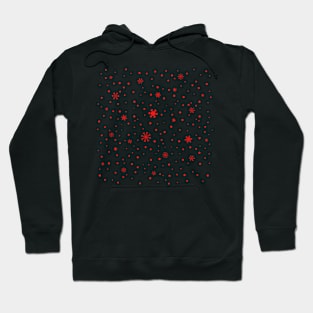 Christmas Snowflakes All Over Hoodie